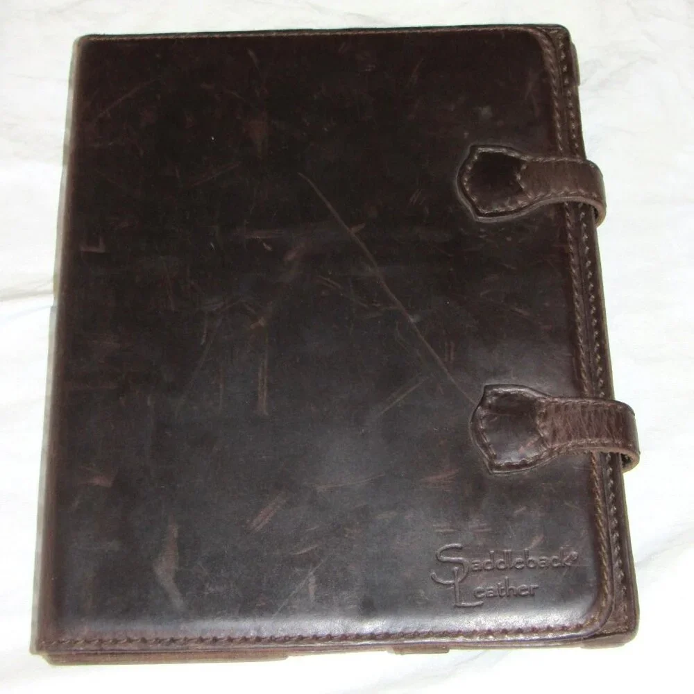 Saddleback Leather Dark Brown Coffee Color IPAD Tablet Case 8